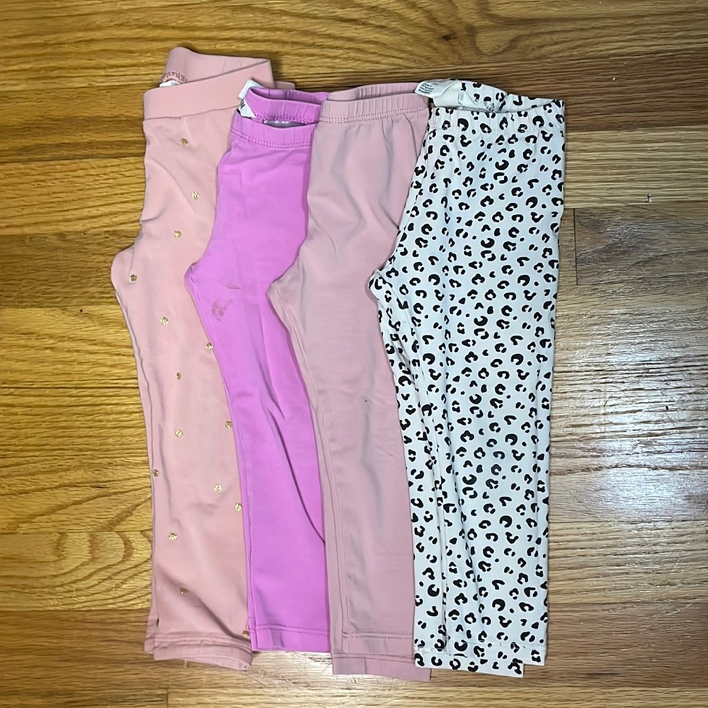 H&M set of 4 leggings